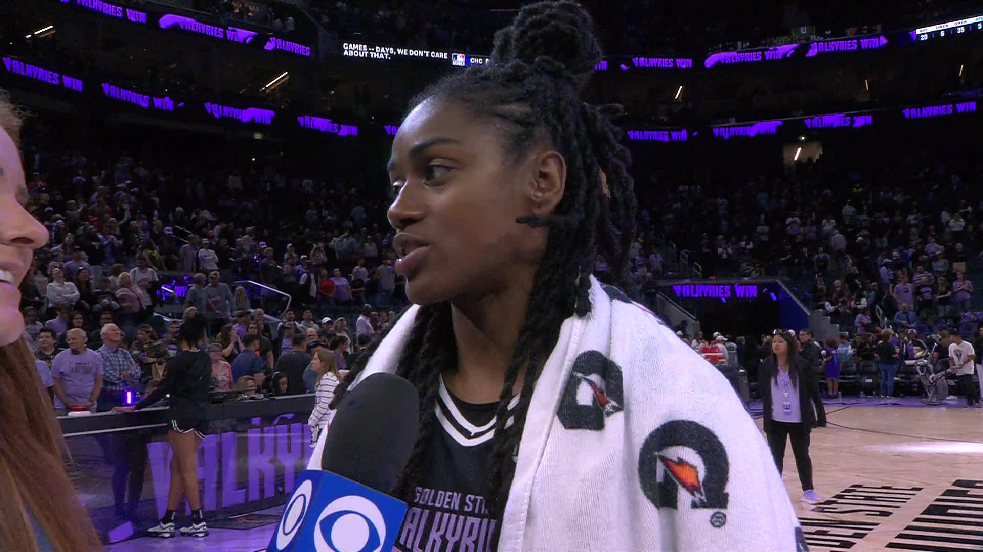 Tiffany Hayes Postgame After Win Over Storm (CBS) | 6/29/25